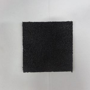 Rubberen tegeldragers - 150x150x10 mm -zwart
