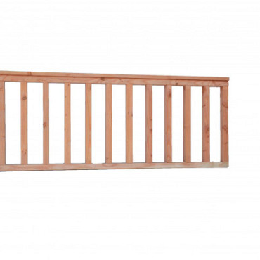 Hekwerk recht douglas type A, 178,5 x 73 cm, onbehandeld.