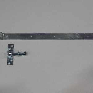 Verstelbare duimheng / Plaat 130x35mm / Heng 670x40mm - Galvanisch verzinkt