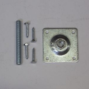 Set voor betonpoer - losse moer M20 - Incl. draadstang 125mm
