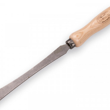 Paardenbloemsteker met essen handvat 14 cm.