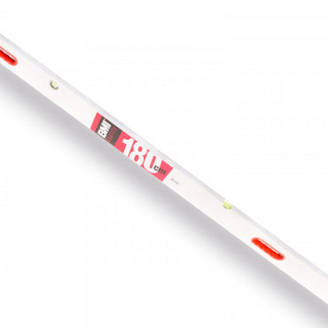 Afreilat - Strijklat 180cm met 2 libellen en 2 handgrepen.