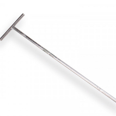Draadpen, lengte 600 mm, diameter ø 12 mm, verzinkt met T-kop.
