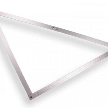 Opvouwbare aluminium vouwhaak in nylon draagtas, afmeting 120x120 cm.