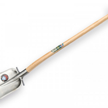 Steekbats diamant gehard en gepolijst - incl. schopsteel 110cm gebogen en ronde opstap