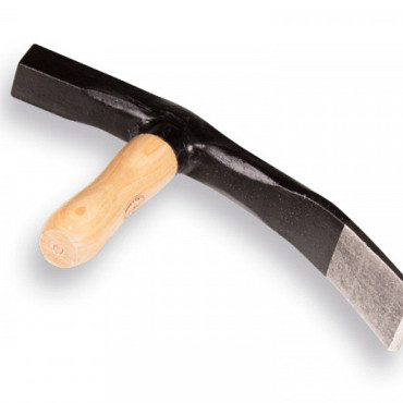 Straatmakersteel met houten steel - 40mm