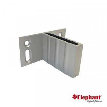 T-Beslag aluminium geanodiseerd set 6st.