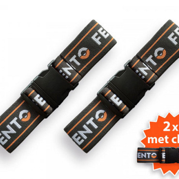 Set elastieken met clip voor Fento kniebeschermer 200 en 200 Pro (4 stuks)