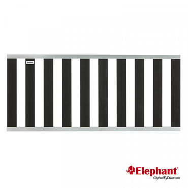 Composiet antraciet tuinhek Design 180x80cm (aluminium liggers)