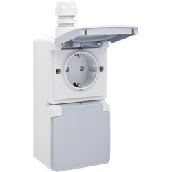 Hydro WD WCD 2V + RA - insteek + verticaal grijs