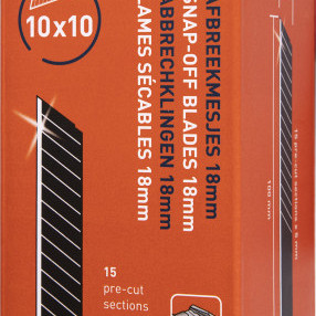 Reserve afbreekmes navulling 18mm (10 st per set)