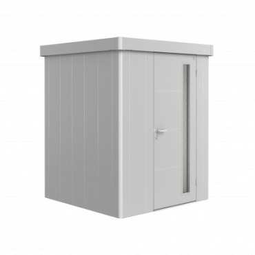 Biohort berging Neo 1A Zilver metallic