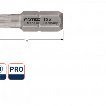 PRO Schroefbit Torx T15 L=25 (10 st per set)