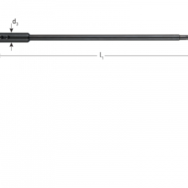 Verlengstuk cilinderkopboren 8x330 (1 st per set)
