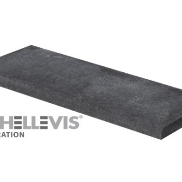 Schellevis zwembadrand 100x100x5 cm Carbon