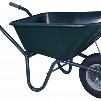 Tuin kruiwagen gecoat frame 100 L groen