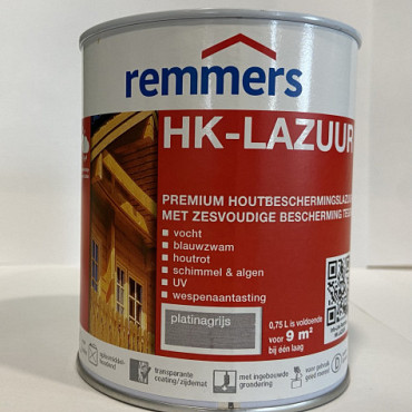 Remmers HK-Lazuur Platinagrijs 0,75L