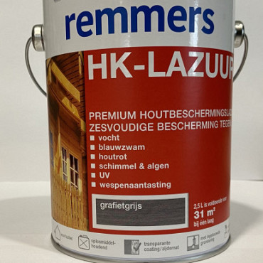 Remmers HK-Lazuur Grafietgrijs 2,5L