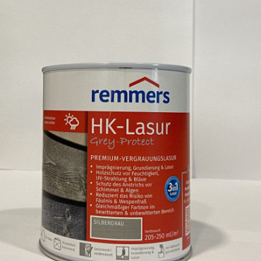 Remmers HK-Lazuur Zilvergrijs 0,75L