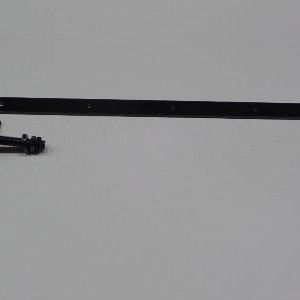Verstelbare duimheng / Plaat 130x35mm / Heng 670x40mm - Zwart