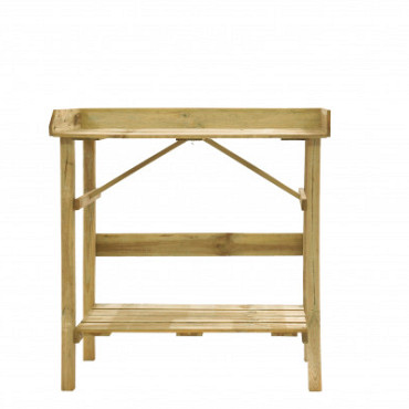 Tuinwerkbankje 95 x 90 x 45 cm (HxBxD).