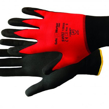 Handschoen Dieze rood pro Nylon - maat 10