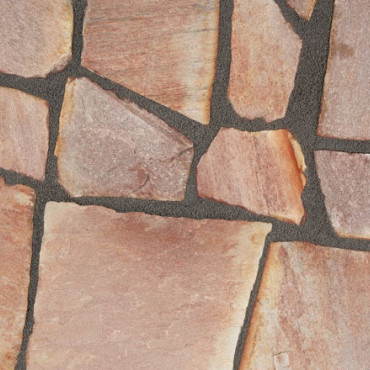 Flagstones Rosso Bologna Extra  2,5-4cm (ca. 22 m2 per krat/ 4-7 st per m2)