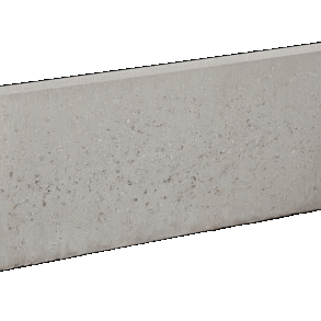 Grasband Grijs ronde kop 5x25x100cm