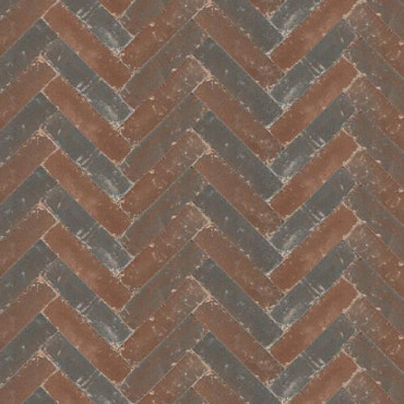 Abbeystones 20x5x7 cm gesmoord bruin met deklaag