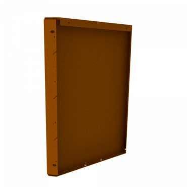 Fixed Height Line paneel hoogte 56 cm - lengte 200 cm - corten