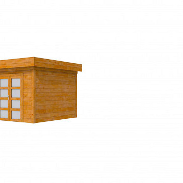 Douglas Topvision Premium Roek, 298 x 298 cm, transparant gespoten.