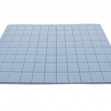 Shockpad 1 cm op rol 2m breed (drainerend en valdempend)