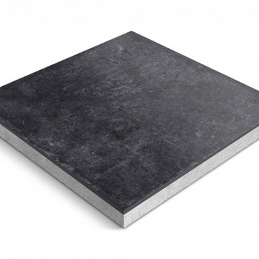 CeraDeco 60x60x4 cm Matiere Nero
