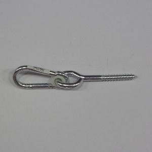 Schommelhaak met schroefdraad M12 x 65