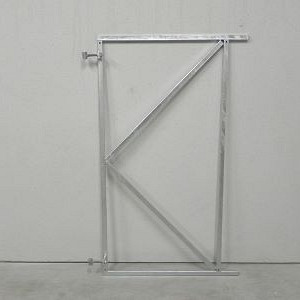 Verstelbaar poortframe 900x1550mm (115mm uit de hoek) vuurverzinkt