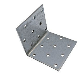 Ongelijkbenige versterkingshoek met 2 rillen 60x40x115mm (lxhxb)