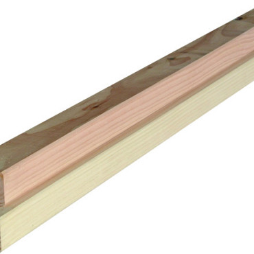 Douglas geschaafde regel 4,5 x 7,0 x 250 cm, onbehandeld.