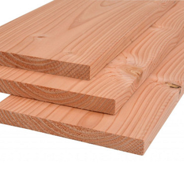 Douglas geschaafde plank 1,8 x 16,0 x 180 cm, onbehandeld.