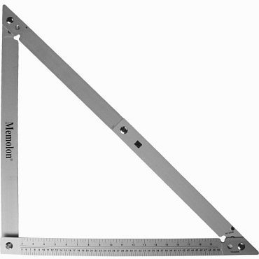 MEMOLON opvouwbare aluminium bouwhaak, 122x122x172cm, 45° en 90°, in nylon foedraal