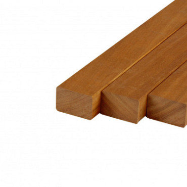 Regel hardhout Azobe geschaafd 4.5x7.0x450cm