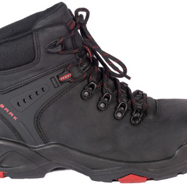 Werkschoenen Brooklyn S3 hoog zwart + kruipneus mt 42