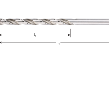 HSS spiraalboor, DIN 340, type N, ø10,0 / kvp (1 st per set)