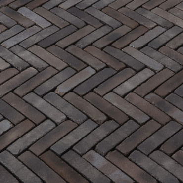 Ancona Antica zwart-blauw-bruin genuanceerd WF60
