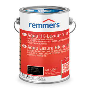 AQUA HK-Lasur 3in1 310-Tiefzwart 5L