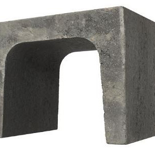 U-element 40x40x50 cm antraciet