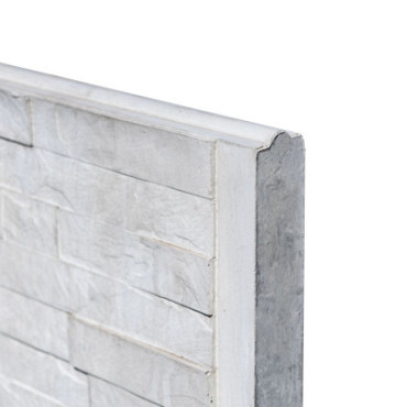 Betonplaat Leisteen motief 4,8 x 26 x 184 cm, grijs ongecoat