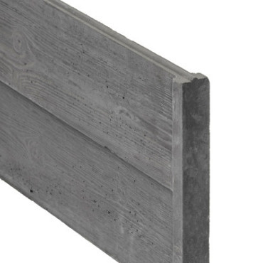 Betonplaat Zweeds rabatmotief 4,8 x 26 x 184 cm antraciet ongecoat