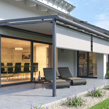Elektrische zonwering met rits T350 (diverse maten)
