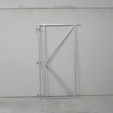 Verstelbare poortframe voor horizontale planken 100x180 cm - vuurverzinkt