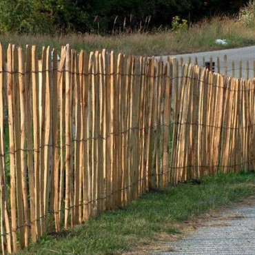 Kastanje schapenhek hoogte 90cm - latafstand 8-9cm - lengte 500cm - Engels